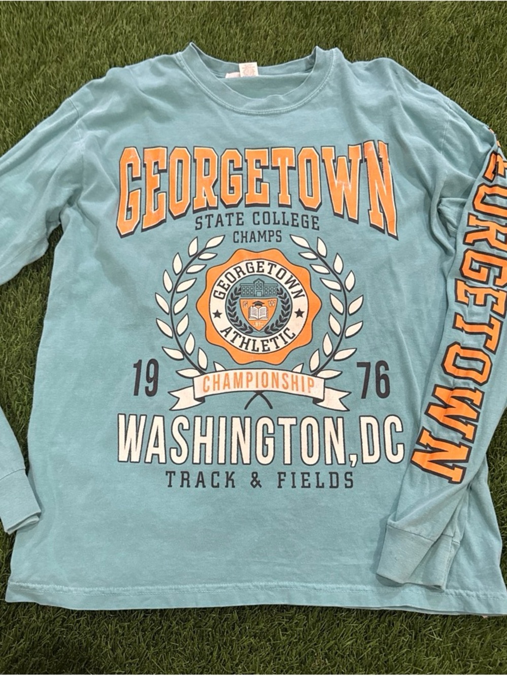 Obsessive Love Long Sleeve Tshirt - Georgetown Athletics Track and Field